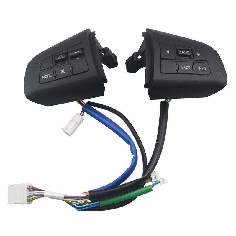 Steering Wheel Switch Volume Audio Control Button With Red Backlight For Mazda 3 BL For Mazda CX5 CX-7 2011-2015