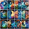 Diamond Painting Collection 2023 Four Seasons Landscape Square/round Embroidery Mosaic Moon Scenery Home Decor