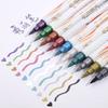 10 PCS Watercolor Pens Double Headed Markers 10 Colors Oil-based Pens