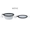 Folding Silicone Dog Bowl Outfit Portable Travel Bowl For Dog Feeder Utensils Pet Accessories KTY