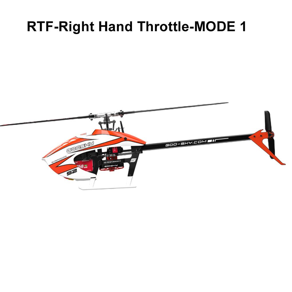 2025 New Goosky S2 Max BNF/RTF 6channel 3D Stunt Double Brushless Motor Direct Drive Motor Flybarless Direct-drive Rc Helicopter