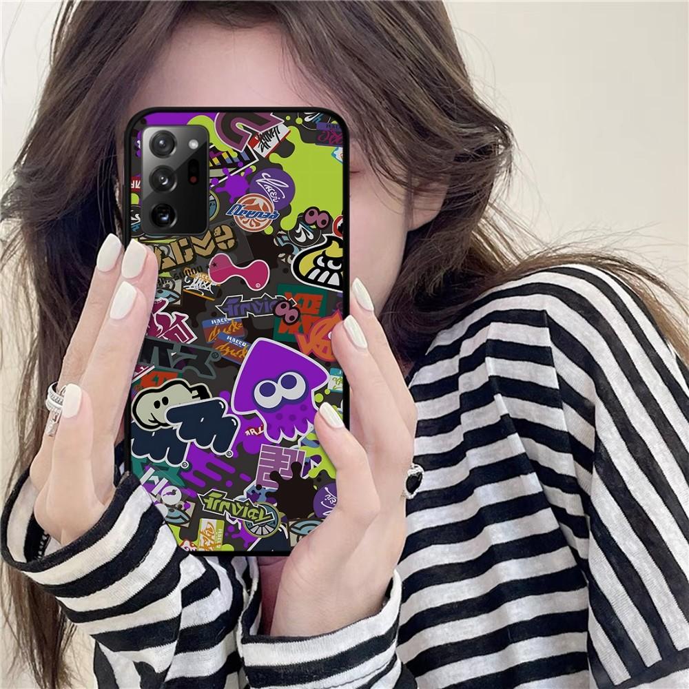 Splatoon Phone Case For Samsung Note 8 9 10 20 Pro Plus Lite M 10 11 20 30 21 31 51 A 21 22 42 02 03