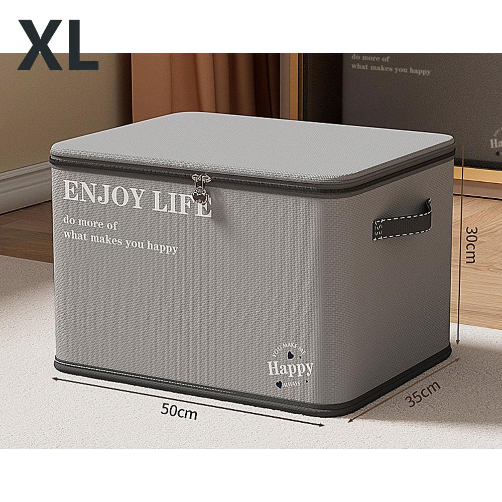 Multi-Purpose Large Capacity Storage Bin Car & Home Clothes Quilt Organizer Wardrobe Container for Moving Bag Box