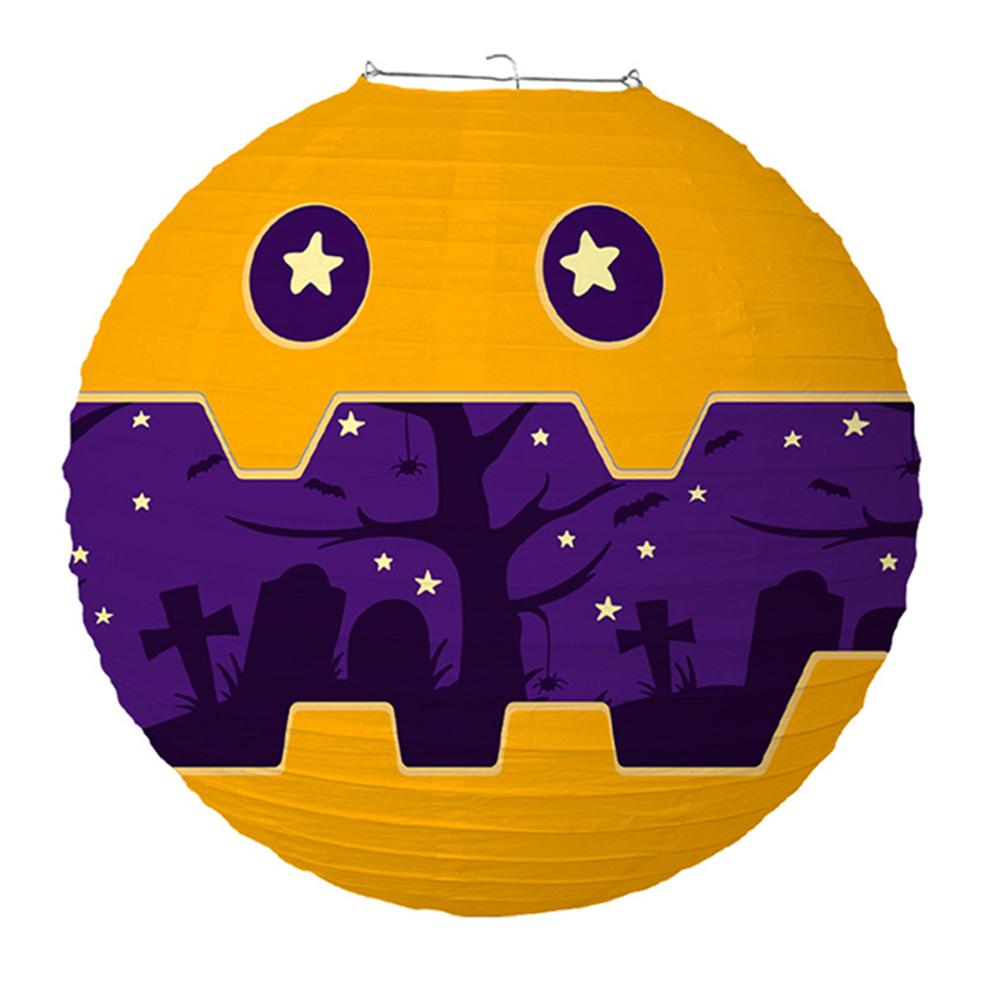 Halloween Decorations Paper Lantern Lamps 30cm Party Hanging Decorations Cute Halloween Indoor Outdoor Party Decoration Supplies