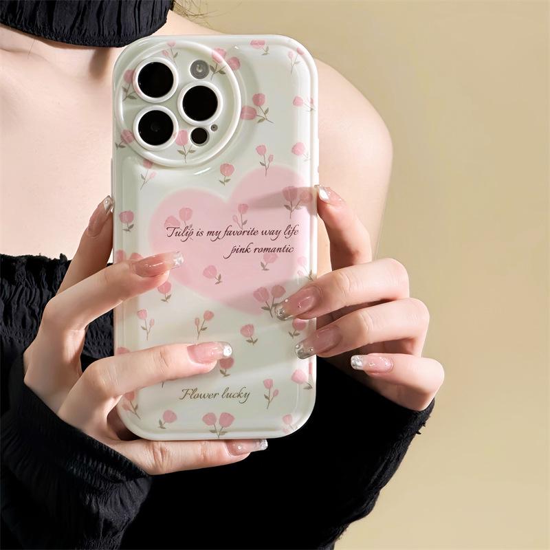 Чехол Zhitai Air Cushion для смартфонов Apple 15 Pro Max, 14/13 Pro, Huawei и OPPO — в японском и корейском стиле