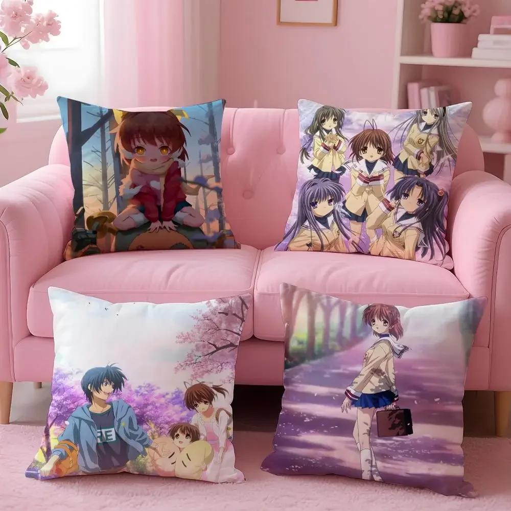 C-Clannad Наволочка Мягкая Дружелюбная Ткань и Скрытая Молния