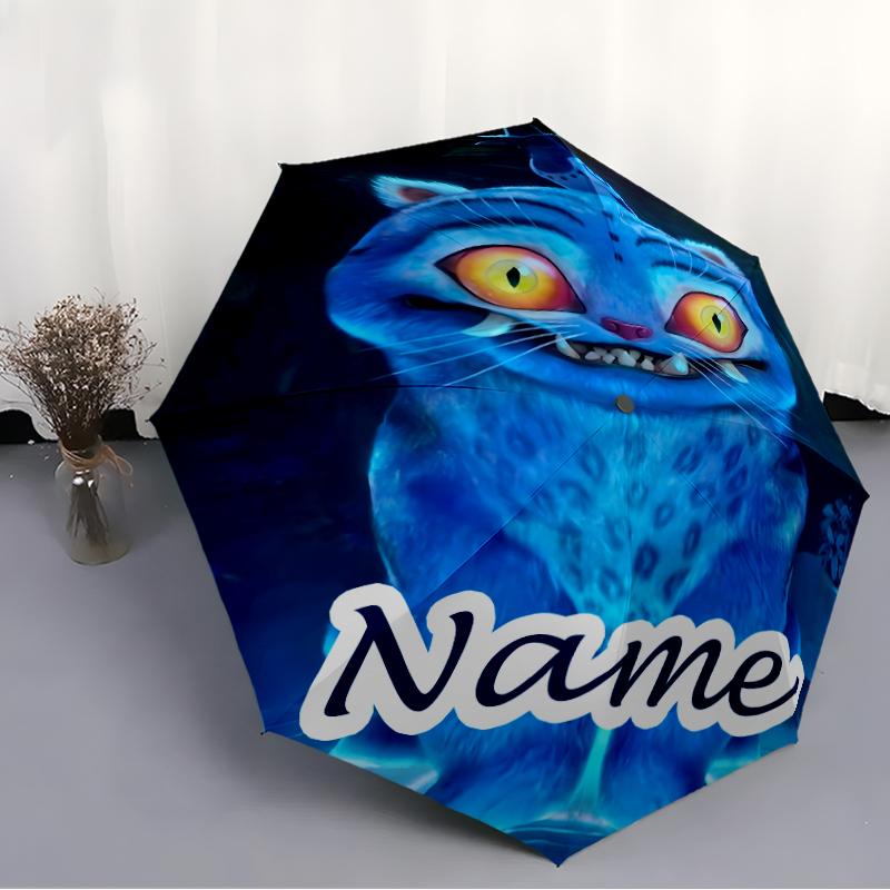 Personalized Name K-KPop Demon Hunters Print Umbrella - Automatic Open/Close, Eight-Rib Durable Frame, Automatic Folding Umbrella