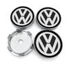 For Volkswagen VW Car Wheel Center 4PCS 60MM Cap Hub Covers Badge for Volkswagen VW Polo Golf-4 5 6 7 MK5 CC Tiguan h19 Passat MK6 MK7 Accessories