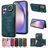 For Samsung Galaxy A54 (5G) Ring Bracket Card Holder Slots Cover Phone Case