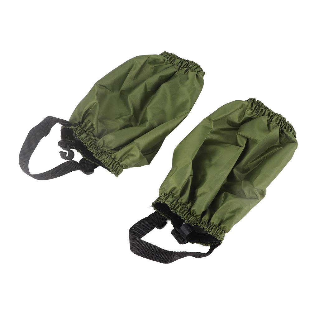 1 Pair Hiking Leg Gaiters Polyester Waterproof Legging Gaiters for Camping Mountain Climbing Fishing