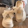 Retro High-end Thick-soled 2025 New EVA Bag Head Bow Hole Shoes Women's Summer Non-slip Outer Sandals