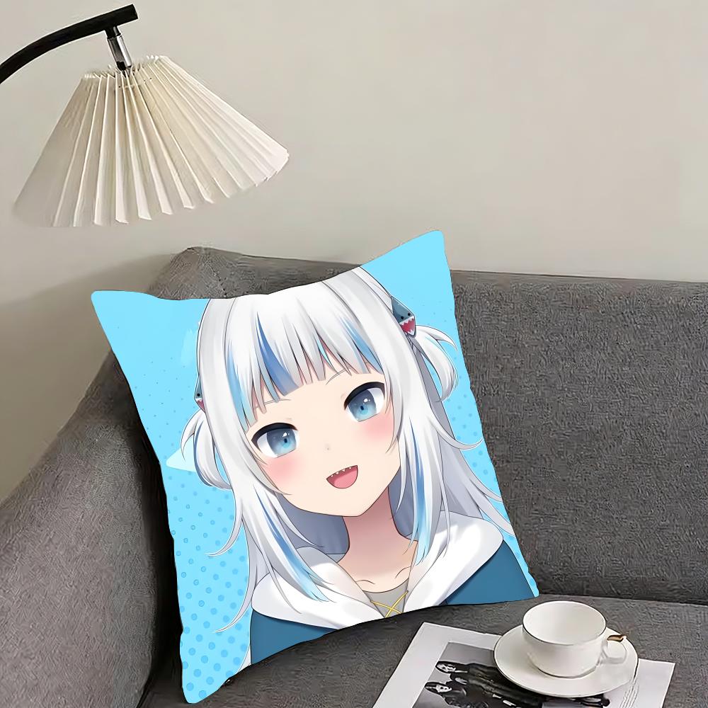 GGawr GuraA Anime Cushion Cover Pillowcase Ultra Soft Skin Friendly Fabric Cloud Like Comfort Concealed Zipper