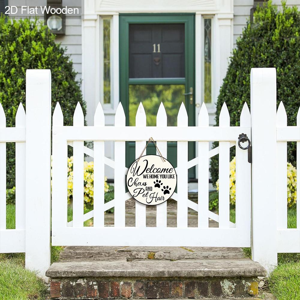 Деревянная приветственная табличка в деревенском стиле - Простая декоративная табличка для дома, комнаты и праздничного декора, для использования в помещении и на улице