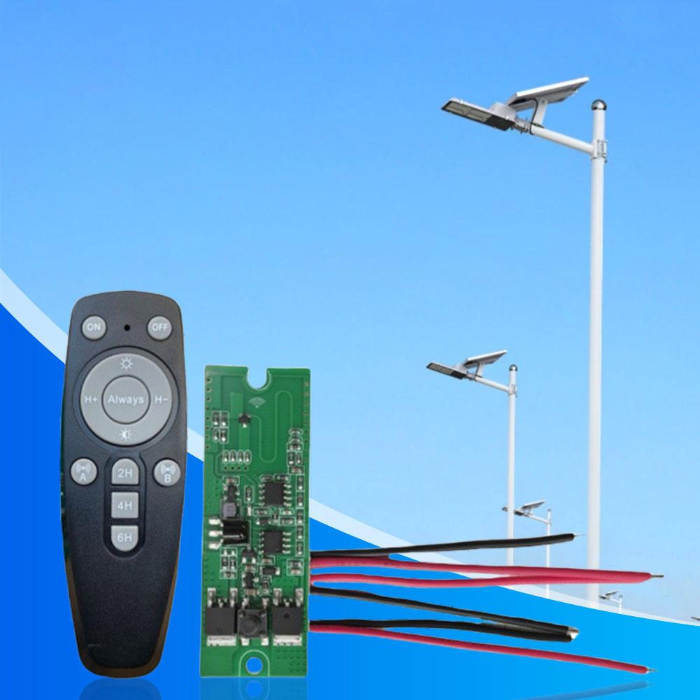 3.2V 3.7V пульт дистанционного управления солнечная панель управления уличным освещением радар индукция человеческого тела солнечная уличная плата освещения