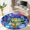 Halloween supernatural comedy adventure movie Scooby-Doo Round Carpet Soft Home Decoration Corridor Table and Chair Anti slip Outdoor Floor Mat rug 19