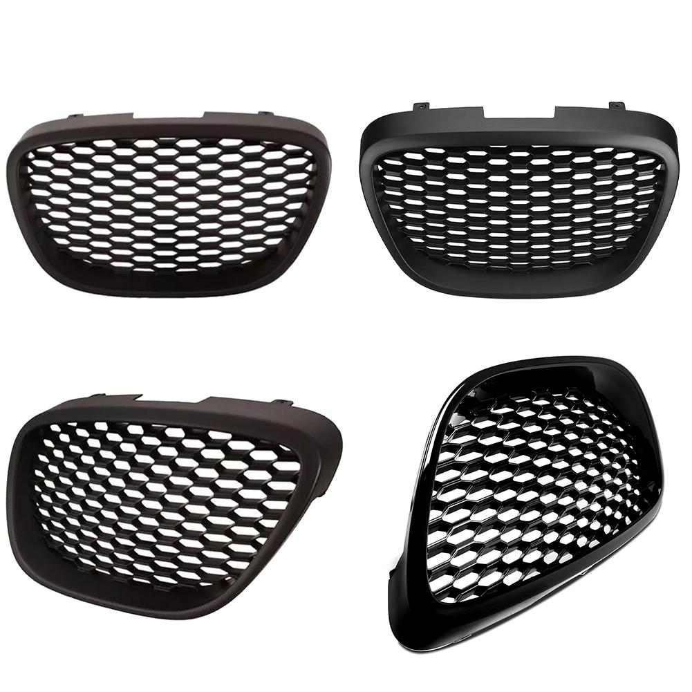1/2 шт. Передняя сотовая сетка решетки без значка для моделей Seat Leon MK2 1P 2006-2009 Запчасти для решетки переднего бампера Крышка воздухозаборника A