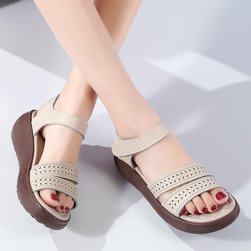 Platform Sandals Women's Sandals with Shoes and Beach Skirts