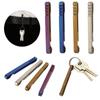 Camp Tool Bottle Opener EDC Octagon Keychain Multi Keyring Hike Belt Clip Titanium Ti Clip