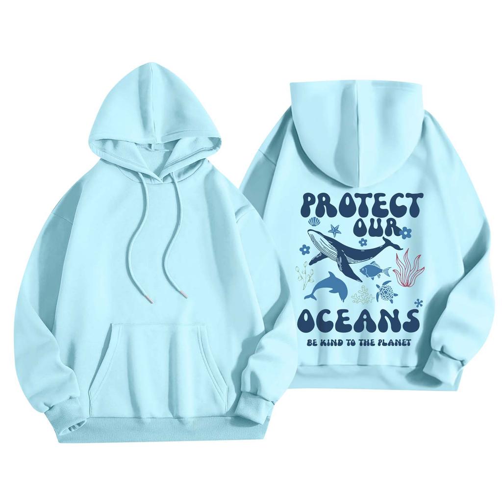 Женская мода, женский легкий пуловер с длинными рукавами и карманами, толстовка с капюшоном в стиле консервативного стиля