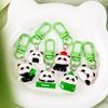Cute Cartoon Panda Keychain Pendant - DIY Resin Panda Doll for Students & Schoolbags