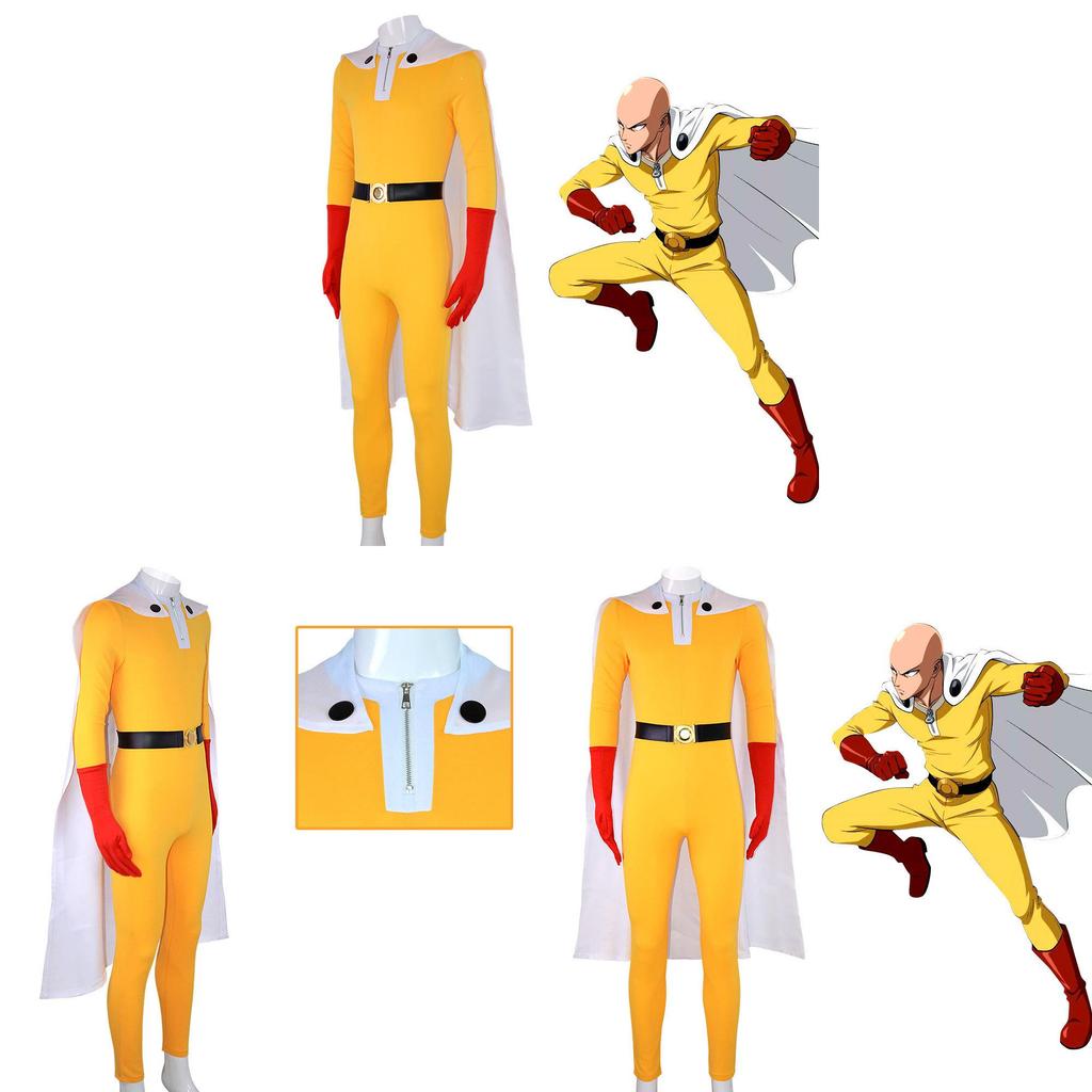Костюм для косплея One Punch Man Opm в полный рост с набивкой для костюмированных вечеринок