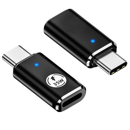 Адаптер для зарядки 35 Вт, зарядный PD, быстрая передача, высокоскоростной 8-контактный разъем «мама» на тип-C «папа», многоцелевой