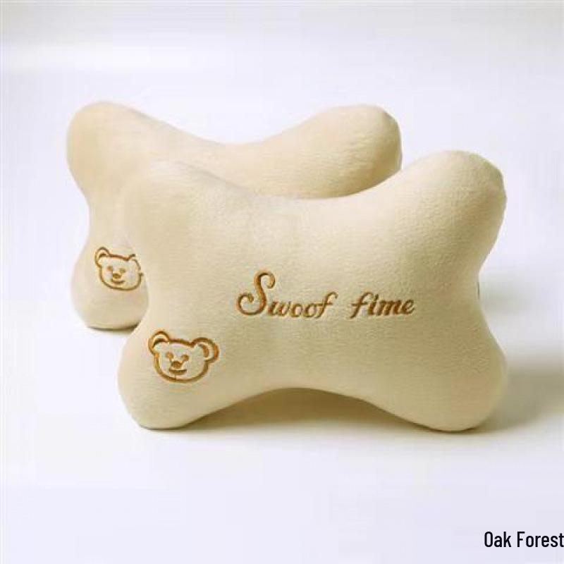 Car Neck and Lumbar Support Pillow Set – Cute Cartoon Design