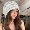 Thin Knitted Hat Hollow Design Sunscreen Cap Fashion Beanies Hat  Spring Summer