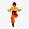 Patches For Clothes Bag Iron On Thermal Stickers Falso Super Saiyajin Goku Vegeta Pattern Washable Heat Transfer