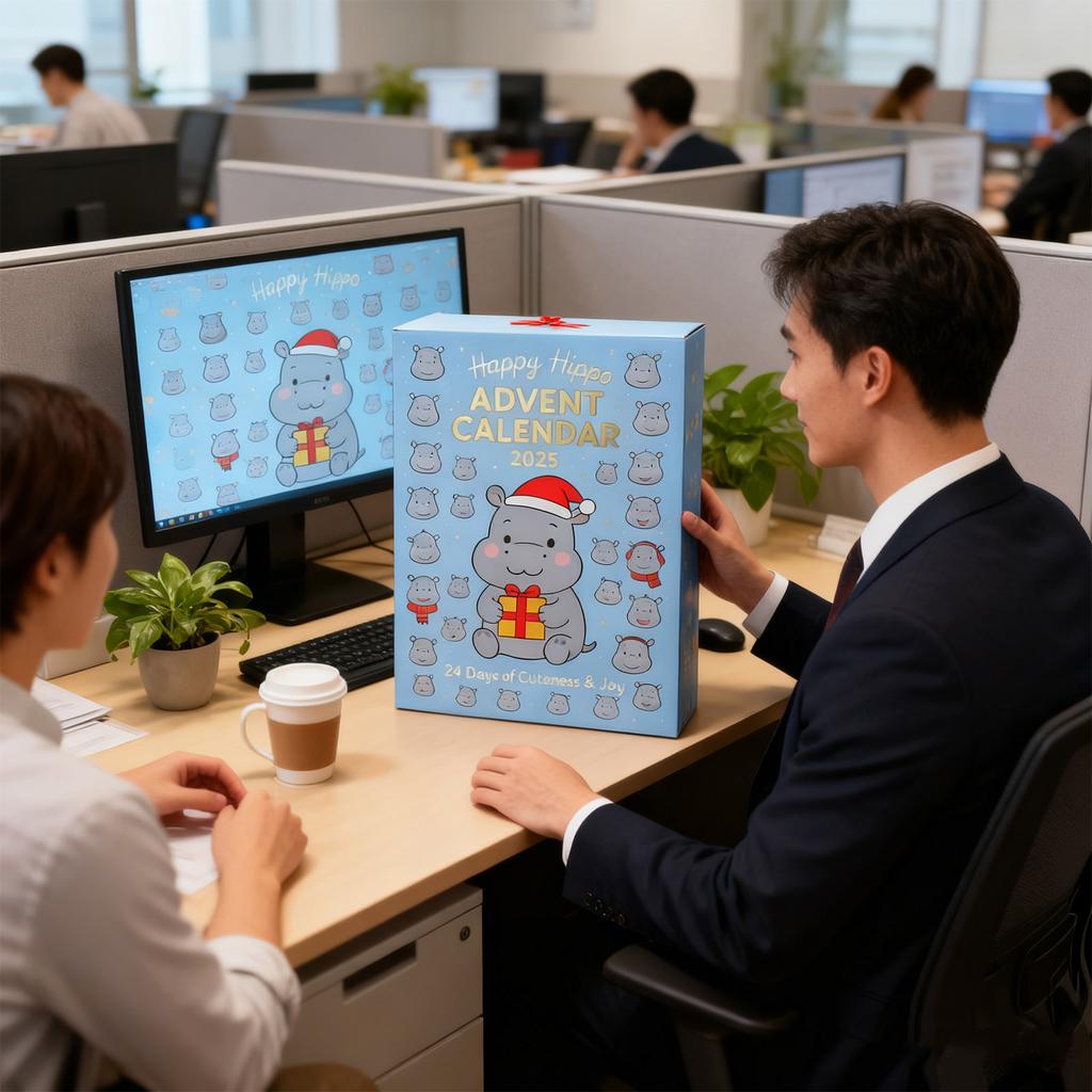 Календарь обратного отсчета включает 24 подарка, календарь обратного отсчета и подарок-сюрприз