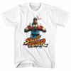 Street Fighter Ryu White Adult T-Shirt