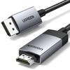 UGREEN DisplayPort HDMI Conversion Cable 2M Active Type Input HDMI DisplayPort HDMI Conversion Adapter Made of Aluminum Compatible with PC TV