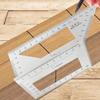 Multifunctional Woodworking Square Aluminum Zinc Zinc Alloy Marking Gauge Angle Ruler  Woodworking