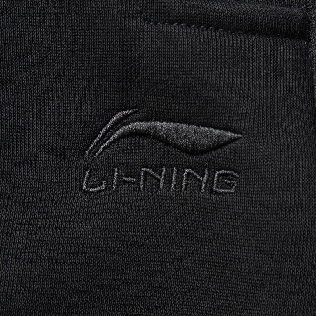 Li Ning Daily Prosperity Series CNY Zodiac Year Прямые трикотажные спортивные брюки женские плавки черного цвета AKLV108-1