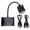 2 In 1 Design VGA To HD Adapter With Audio Port VGA Converter  For Windows Mac OS