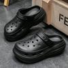 Hollow Out Chunky Platform Sandals Women Summer Thick Sole Eva Clogs Garden Shoes Woman Comfort Non Slip Beach Sandals
