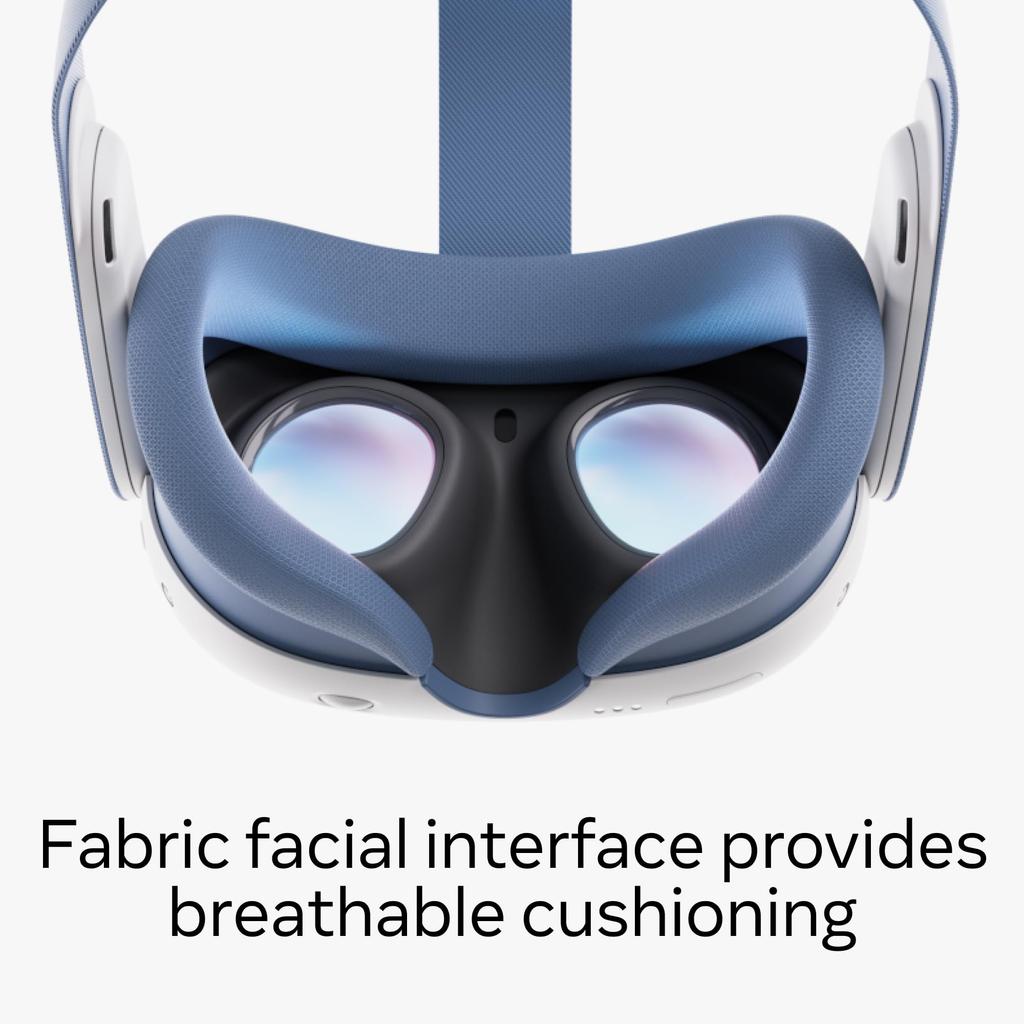 Лицевая часть и повязка на голову Meta Quest 3 (элементарный синий)