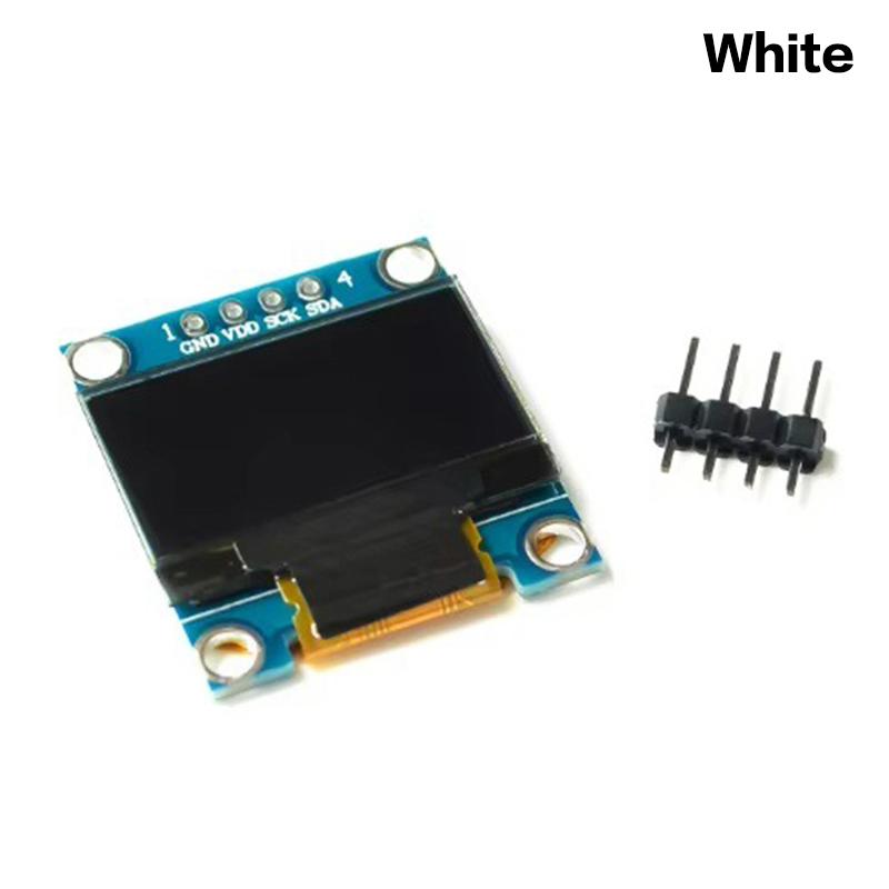 0,96-дюймовый OLED-дисплейный модуль I2C Iic Серийный Белый экран 128x64 Драйверная плата Ssd1306 Совместим с Esp32 Stm32