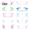 Halloween Face Decoration Glitter Butterfly Stickers, Waterproof Temporary Tattoos for Festival Party Stage Creative Decor Makeup, Easy Application