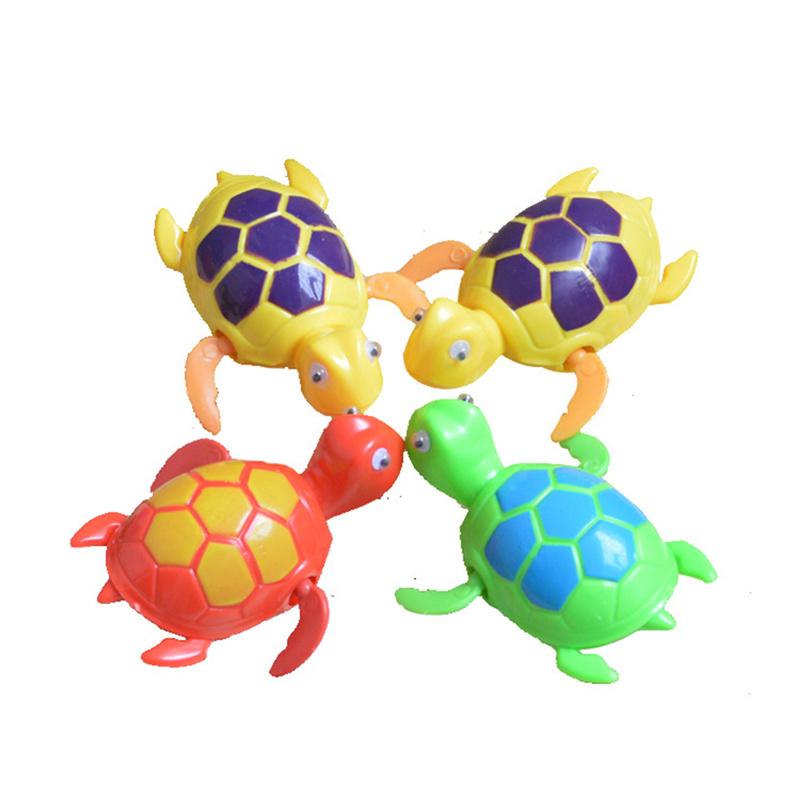 Turtle Swim Animal Wound-up Chain Clockwork Baby Kid Bathroom Bathing Toy