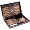 Engelhart- 250546 - Backgammon de luxe - 15 pouces - Plaqué en ronces de noyer et vernis
