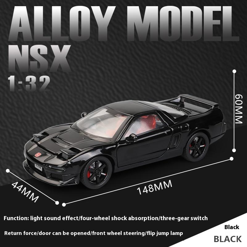 COT1 JDM 1:32 Honda Acura NSX NA1 Суперкар Пара Сплав Металл Литье под давлением Модель Автомобиля Звук и Свет Детская Игрушка Коллекционные Предметы День Рождения