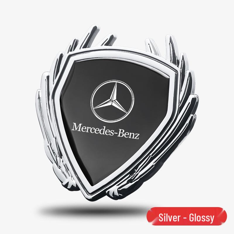 Металлическая наклейка-эмблема крыла для бокового окна Mercedes GLC300L/GLC260L