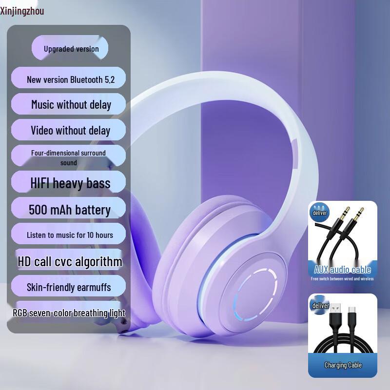 Беспроводные накладные Bluetooth-наушники Xin Jing Zhou
