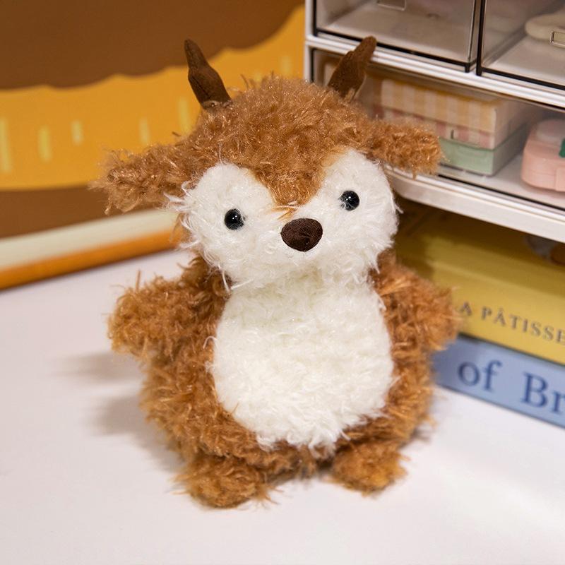 Мультяшная Рождественская Кукла Снеговик Плюшевая Игрушка Лось Кукла Елка Детская Успокаивающая Тряпичная Кукла Рождественский Подарок