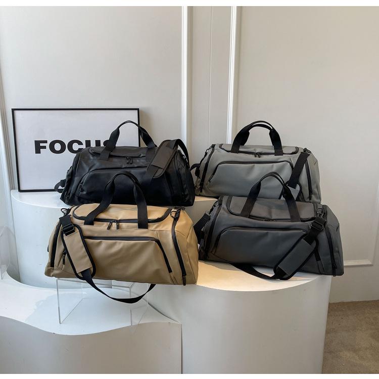 Большая вместительная дорожная сумка-тележка унисекс и сумка для фитнеса с плечевым ремнем