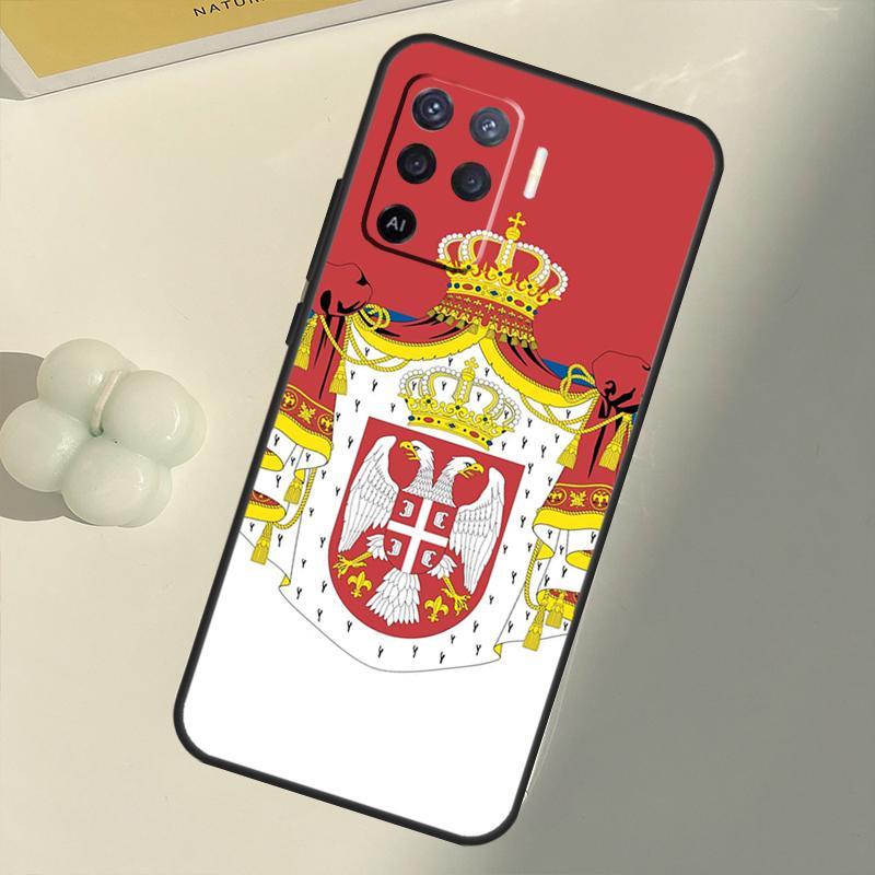 Крутой чехол с флагом Сербии для OPPO A53 A53S 2020 A5 A9 A31 A52 A72 A94 A74 A54 A83 A91 A93 A16 A15 Задняя крышка