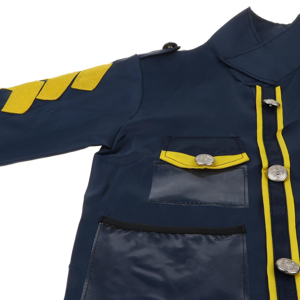 8 шт./компл., костюм, ролевая игрушка, униформа, шляпа, манжеты, реквизит, комплект для ролевой детективной игры