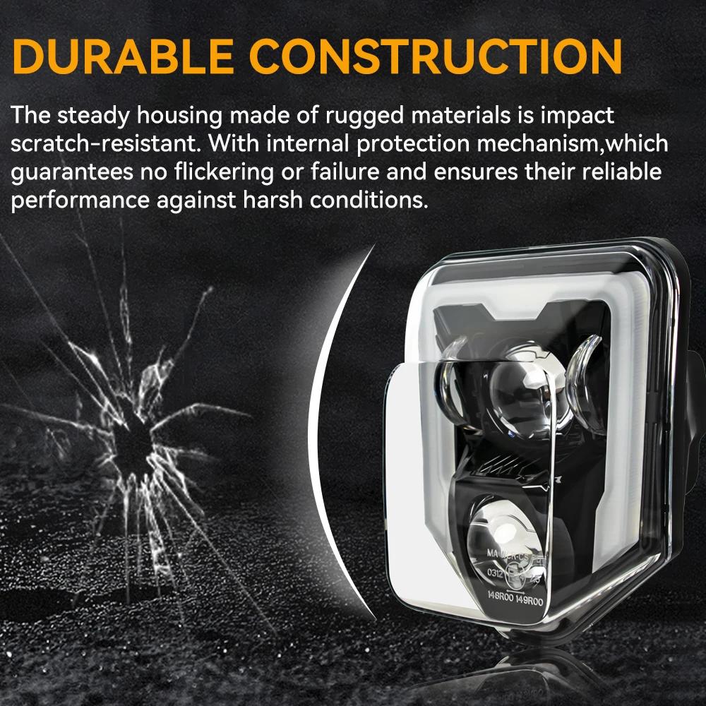 Motocross Headlamp For Husqvarna Led Headlight Plate Supermoto TE TC FE FC 125 500 701 2016-2025 Dirt Bike Enduro