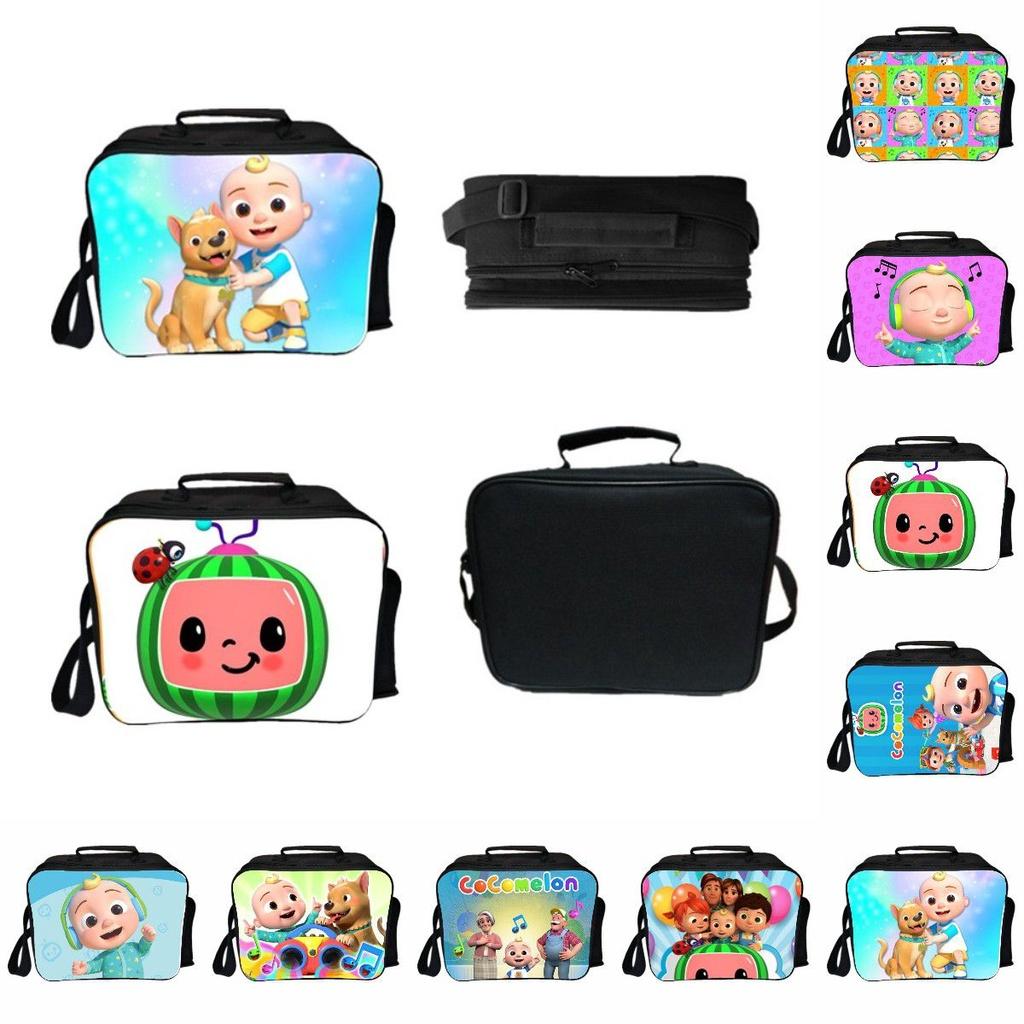 Cocomelon Insulated Lunch Box Bag With Large Capacity For Childrens Outdoor Adventures